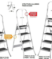 Scala Alluminio Pieghevole 4