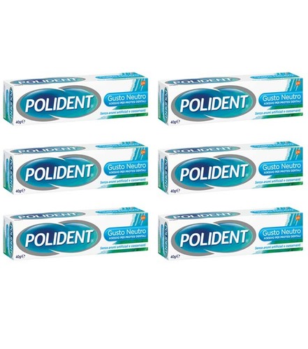 6pz polident gusto neutro - 6pz,