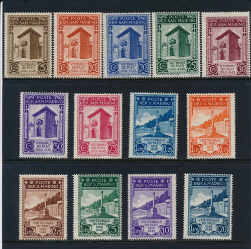 San marino 1943 fasci - marino,