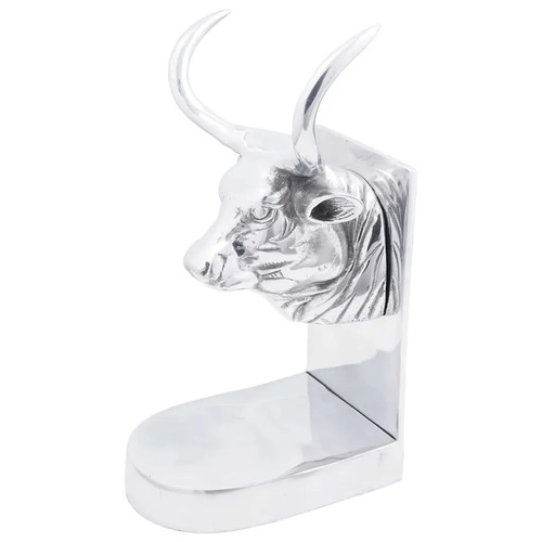 Fermalibri argento alluminio - argento,