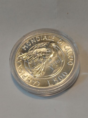 500 lire argento fdc - lire, 1990