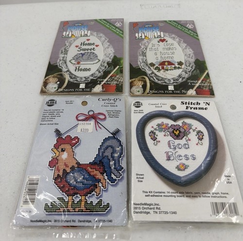 Mini kit punto croce gallo - punto,