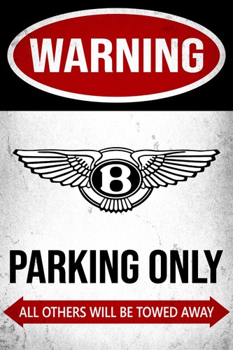 Bentley parking only targa - bentley,
