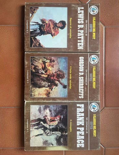 Lotto romanzi western - 3, western,