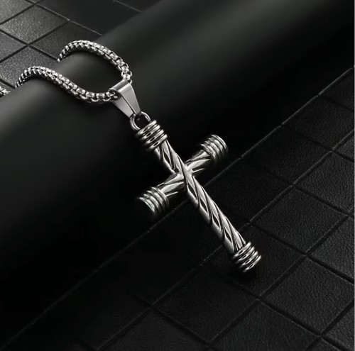 Collana croce celtica - croce, 304l