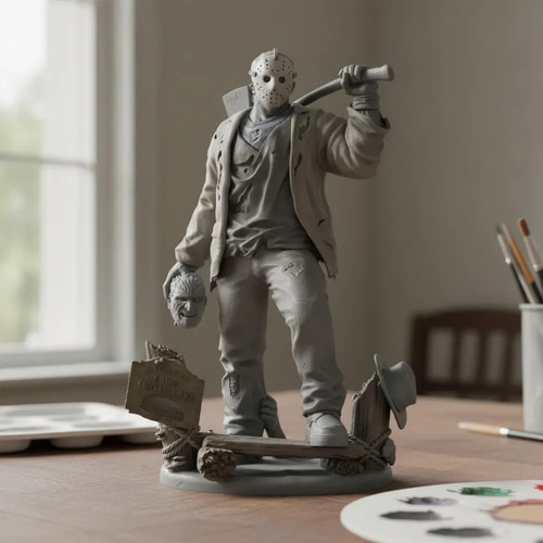 Action figure jason stampato - jason,