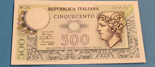 Biglietto stato 500 - biglietto, lire