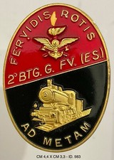 ESERCITO ITALIANO II° BATTAGLIONE GENIO FERROVIERI DISTINTIVO DI REPARTO