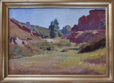 Dipinto olio paesaggio