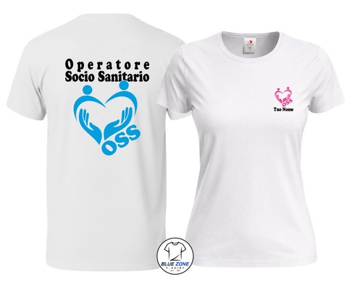 Maglietta oss operatore socio - oss,