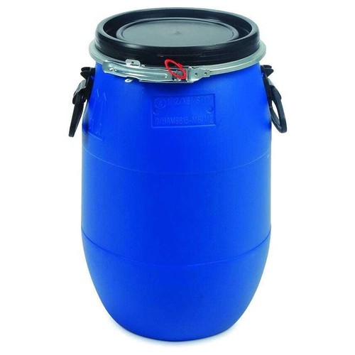 Litre plastic blue - blue, open