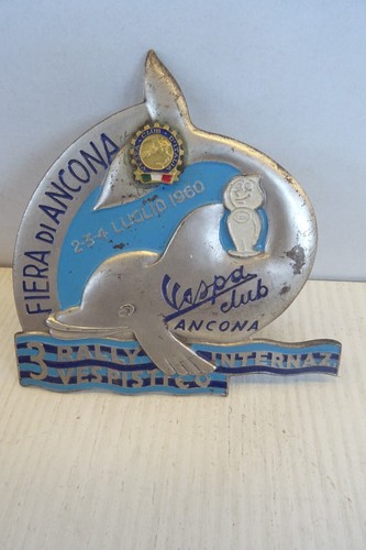 Placca vespa fiera ancona - fiera,
