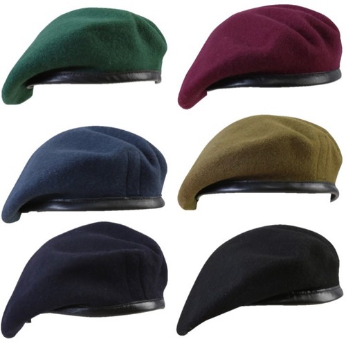 British army style beret - army,
