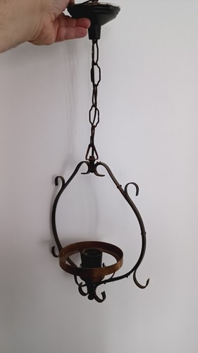 Lampadario ferro battuto - , e
