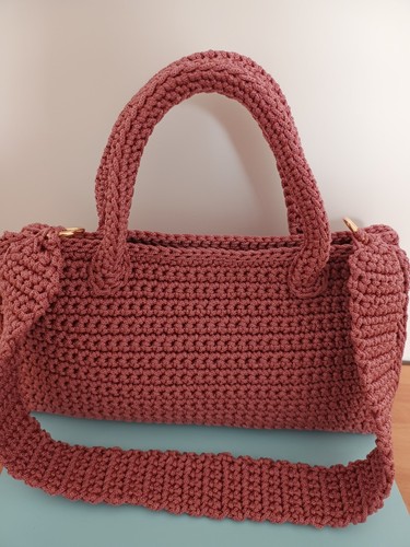 Borsa fatta mano uncinetto - fatta, a