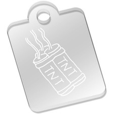 'TNT' Laser-Engraved Clear