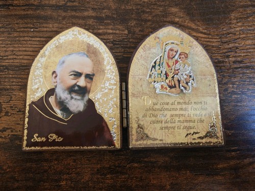 Dittico padre pio madonna - pio,