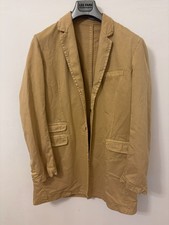 Dsquared2 Beige Cotton Blazer Jacket Size 48 – Made in Italy Casual Tailored