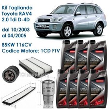 Kit tagliando per toyota rav4 - tagliando,