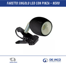 FARETTO SINGOLO LED CON PINZA