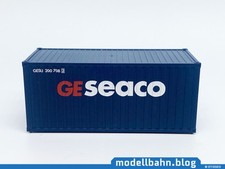 Blauer Märklin 20ft contenitore "GE seaco" in scala 1:87 (H0) da 47056