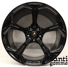 4 CERCHI IN LEGA LAMBORGHINI URUS 22 " ORIGINALI 4ML601025M 4ML601025L NERO