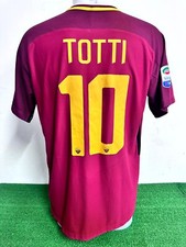 MAGLIA ROMA TOTTI MATCH ISSUE LAST MATCH SHIRT JERSEY CAMISETA COA 2016/2017