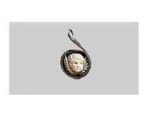 Ciondolo donna cammeo italiano in argento sterling 925 con pietre intagliate nell'angelo