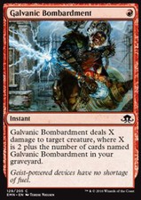 MTG 4x GALVANIC BOMBARDMENT EXC - BOMBARDAMENTO GALVANICO - EMN - MAGIC