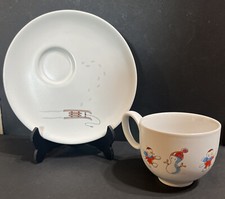 Tazza e piattino invernale