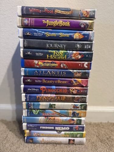 Lot various vhs tapes - 16,