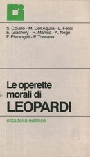 Operette morali leopardi - morali, di