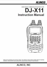 ALINCO DJ-X11 INSTRUCTION