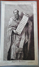 1775 ACQUAFORTE SAN BASILIO INCISORE FRANCESCO BARTOLOZZI DA DOMENICO ZAMPIERI