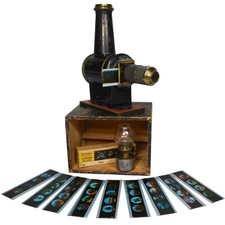 Antico proiettore Lanterna Magica, tedesco, anni '10