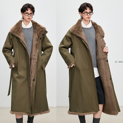Cappotto donna lungo foderato