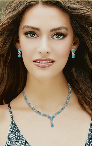 Set collana diamanti - , creati