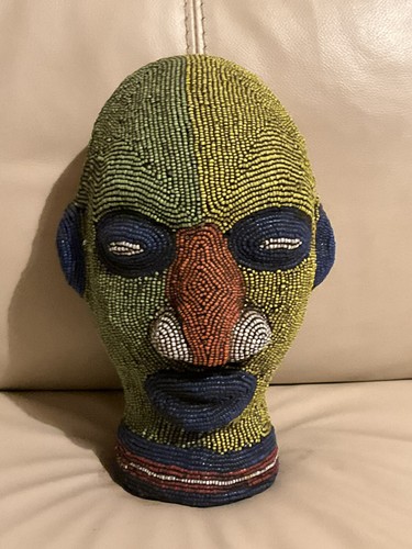 Tribal art vintage beaded - art,