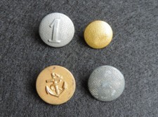 Lotto bottoni misti uniformi Tedesche WW2 militaria relic war