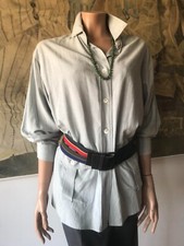 camicia in lino Olivia Hassler vintage