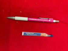 STAEDTLER portamine Mars micro a scatto ROSA-BIANCO + 12 mine da 0,5 mm B