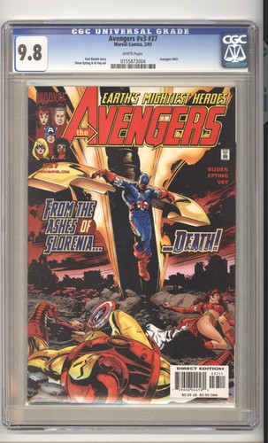 Avengers cgc 9 8 - v3, #37