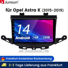 Per Opel Astra K 2015-2019 1+32GB Android14 Autoradio GPS Navi WIFI SWC DAB+ BT