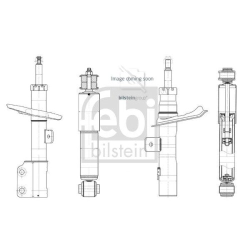 Ammortizzatore febi bilstein - ammortizzatore,