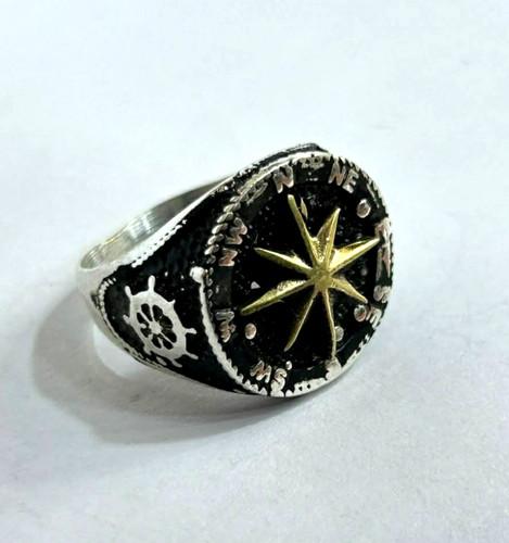 Anello bussola nautica - anello,