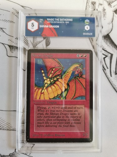 Mtg shivan dragon limited - mtg,