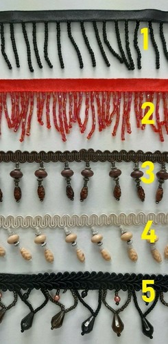 Frangia passamaneria perle - frangia,
