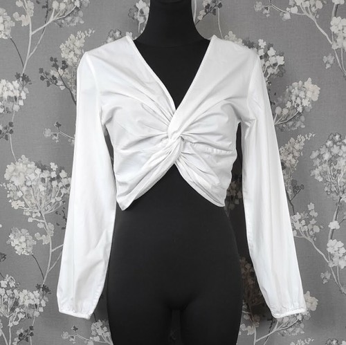 Top cotone bianco con - cotone,