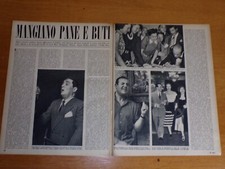 CARLO BUTI BRUNO PALLESI ERNESTO BONINO ANNO 1952 ANNI 50 ARTICOLO CLIPPING