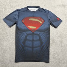 Under Armour Alter Ego Superman Camicia a Compressione Uomo Grande Attrezzatura Termica Atletica